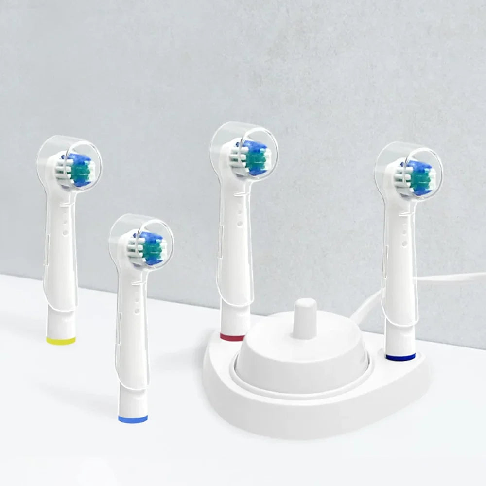 Toothbrush Dustproof Covers Caps Compatible with Braun Oral B Electric Toothbrush Round Replacement Brush Heads Series Protector
