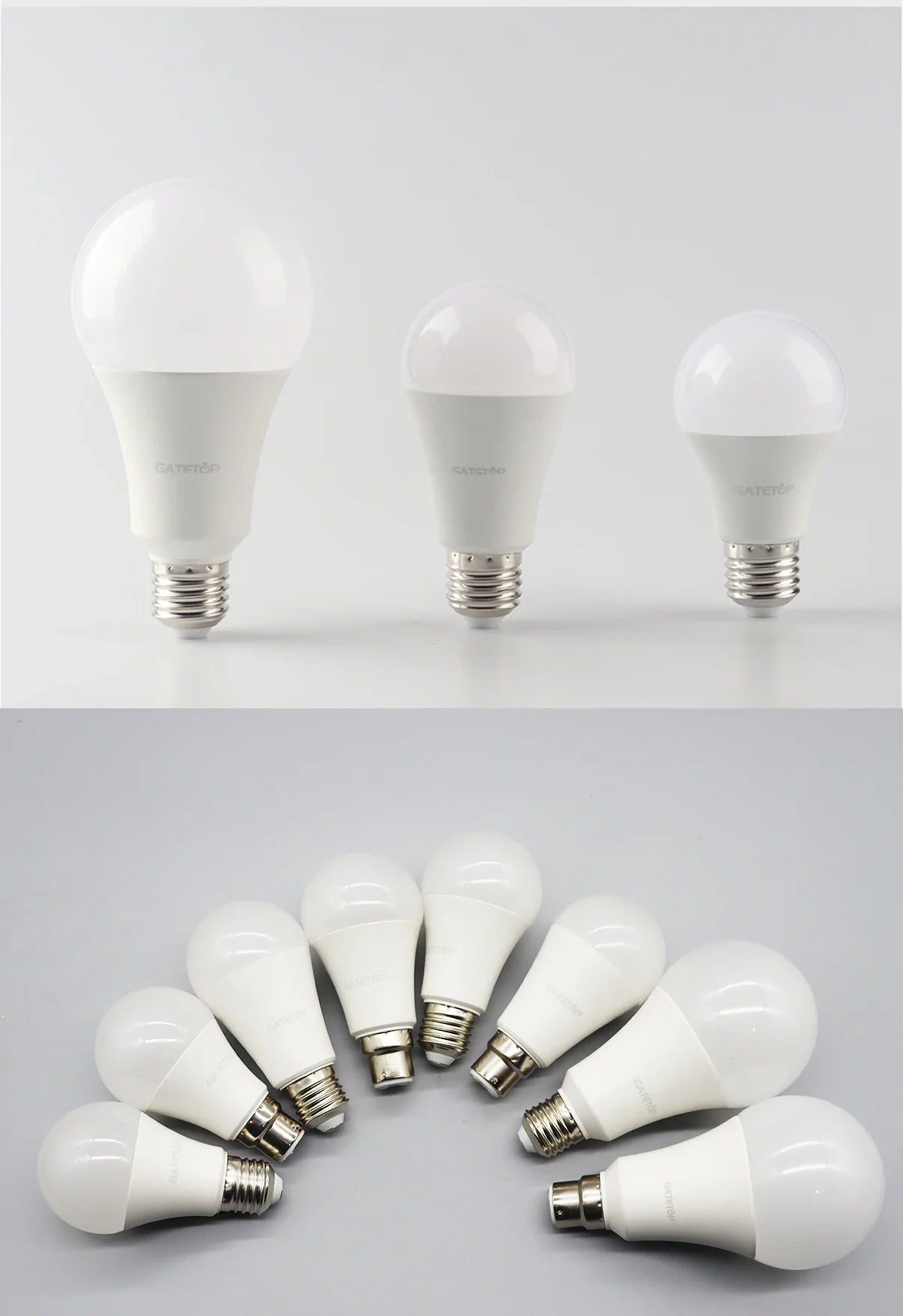 10Pack B22 LED bulb Lamp 220V 110V No flicker 8W 9W 12W 18W 24W Hight birght Warm lighting for home derection