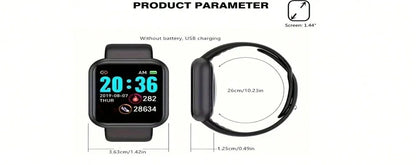 Multifunctional Smart Watch Men Women Bluetooth Connected Phone Music Player Fitness Sport Bracelet Sleep Monitor D13 Smartwatch