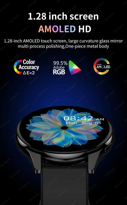 Smartwatch Women Watch 6 Health Monitoring Watch Waterproof Voice Assistant Bluetooth Call Smart Watch 2026 New Sports Watch