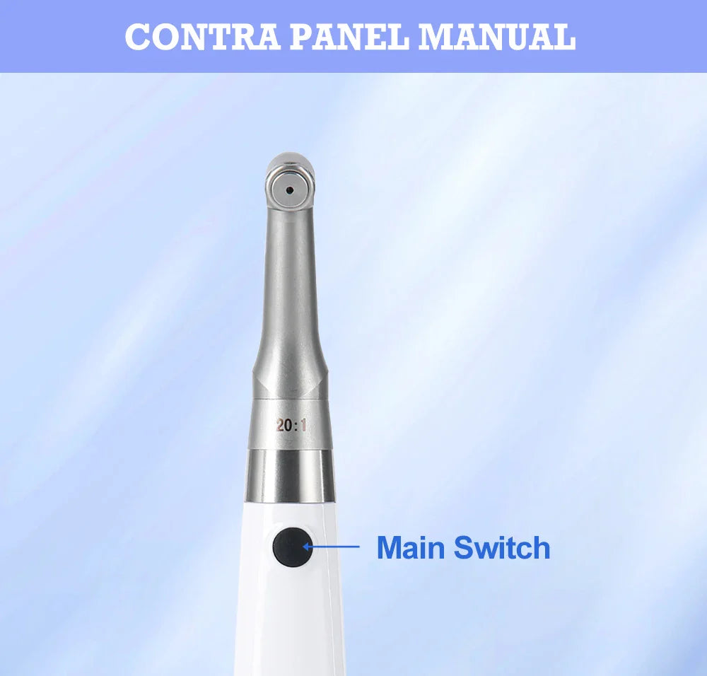 AZDENT Dental Implant Motor Electric Wireless Torque Driver Implant Torque Wrench with 16pcs Screwdrivers Contra Angle Motor
