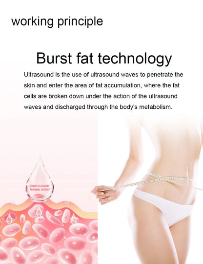 40K Cavitation Machine 4-1 Ultrasonic RF Body Shaping Lose Weight Multipolar Slimming Facial Skin Tightening Lifting Device