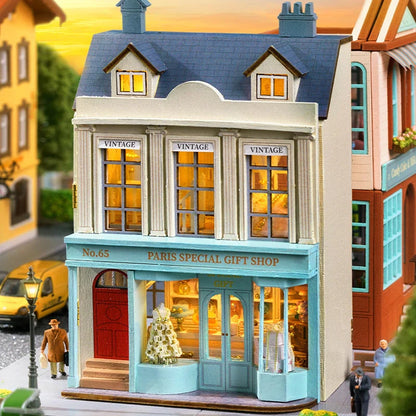 DIY Wooden Doll Houses Mini Assembly Handmade Small House Creative Scene Decoration DollHouse For Toys Birthday Gifts