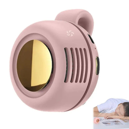 Whirlwind Leafless Mini Fan With Portable Button Design USB Charging Silent Portable Mini Fan For Home And Outdoor Travel