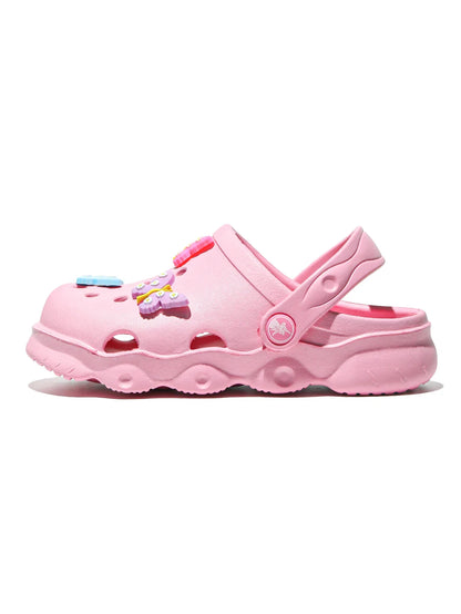 Comfortable and lightweight girls' clogs, can be worn in all seasons, exquisite butterfly shoes,summer hot beach shoes 1214