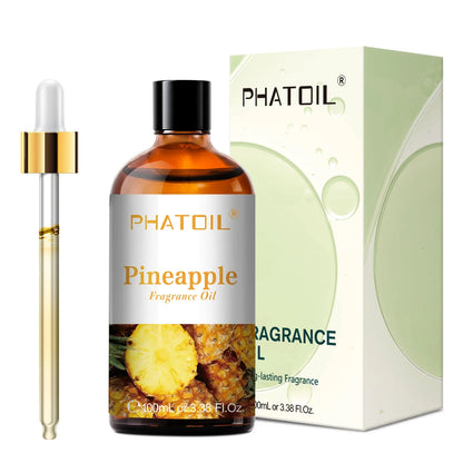 PHATOIL 100ml Aromatherapy Fragrance Oil Coconut & Vanilla Strawberry Cherry Lemon 1/2/3pcs Aroma Oil For Diffuser Candle Making