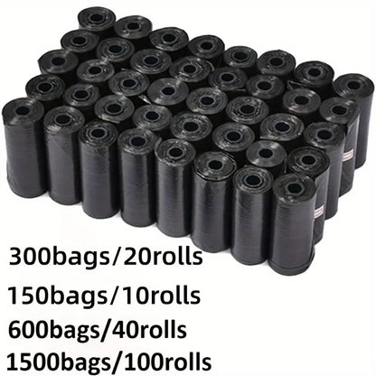 Dog Poop Bags Portable Pet Waste Bags Durable And Leak Proof Dog Garbage Bags With Dispenser Pet Cleaning Supplies For Outdoor