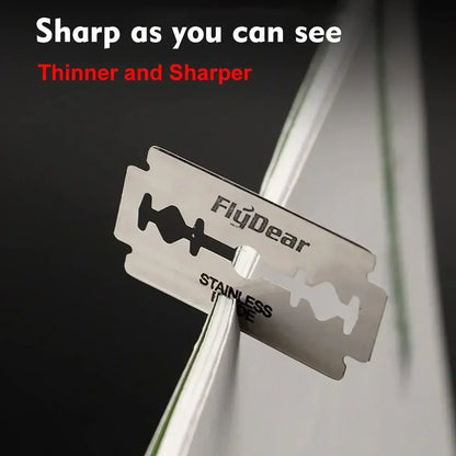 Barber Razor Edge Stainless Steel Shaver Shave With Blade Men Professional Manual Shaver StraightFolding Shaving