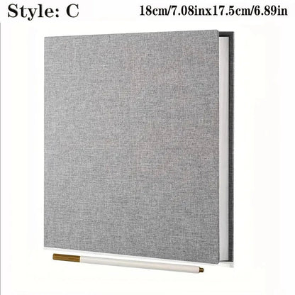 1pc Linen Photo Album Self Adhesive Scrapbook Album for 2x3 4x6 5x7 8x10 Pictures DIY Photo Book Birthday Gifts for Women Mom