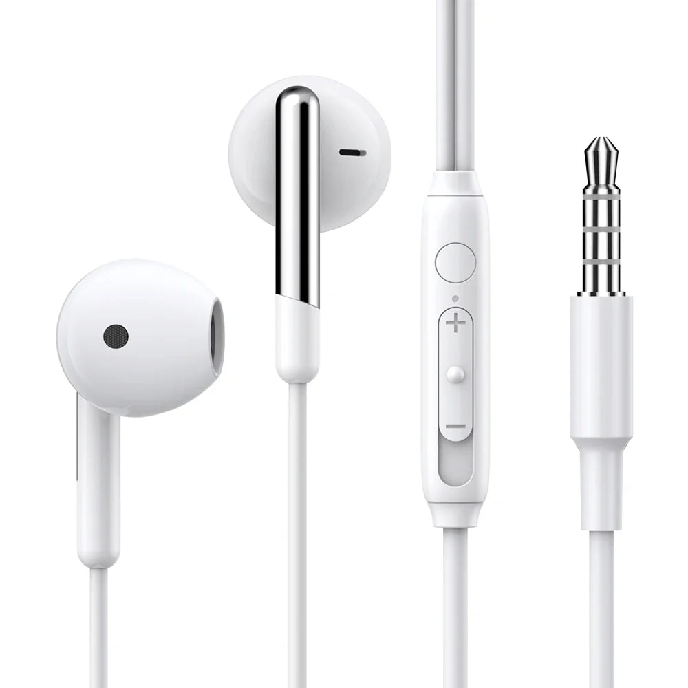 TOPK Earphone In-Ear Volume Control with Microphone 3.5mm Jack Universal for iPhone Android