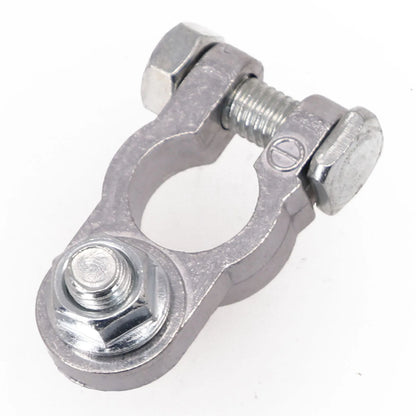 1 Pair Battery Terminal Clamp Zinc Alloy Positive & Negative Pole Auto Car Screw Connector Car Battery Terminal Clamp