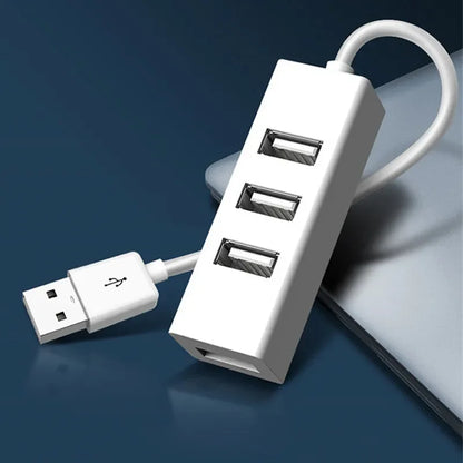 Hub USB 2.0 Multi Expander Hub USB Splitter Power Adapter High Speed 4 Port In One for PC Computer Accessories