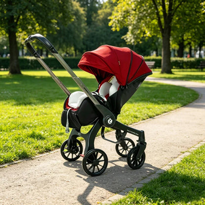 EU STOCK Foldable Lightweight baby stroller Multifunctional Four Wheels poussette bebe 3 en 1 Portable baby wagon
