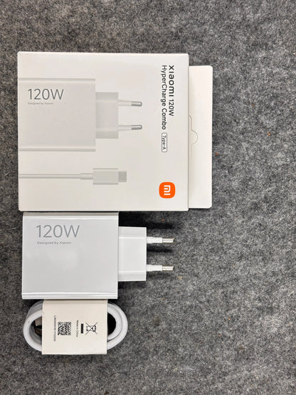 Original  Xiaomi 120W Charger Turbo Charge EU US Adapter 1M 6A Usb Type C Cable For Poco X5 X4 F5 Pro Mi 13 12 11 Lite Mix Fold