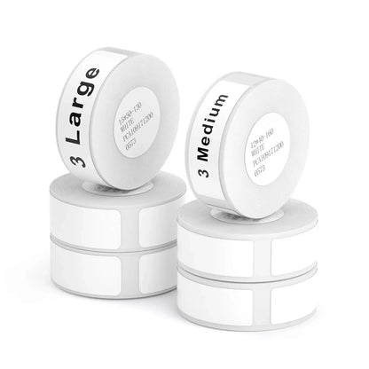 Niimbot D11/D101/D110 Mini Portable Printer White Tape Sticker Papers Waterproof  Anti-Oil No Glue Thermal Label Printer New