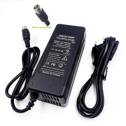 54.6V 2A Lithium Battery Charger 48V 13S Kugoo G1 Charger High quality Li-ion Battery pack Charger With Fan