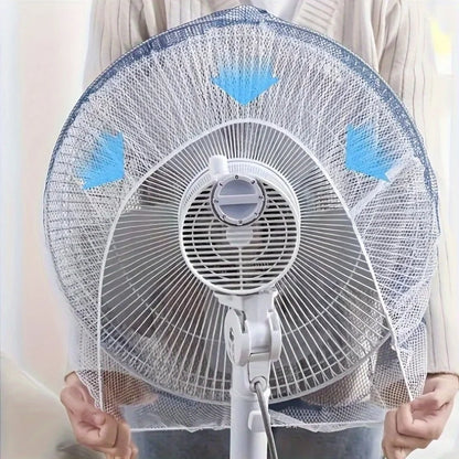 2PCS Universal Reusable Fans Cover Dustproof Net-Hand Wash and Machine Wash Available,Suitable for Bedroom,Kitchen,Living Room