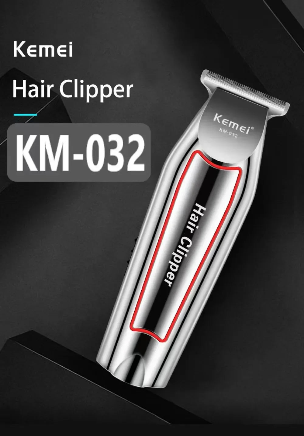 KEMEI Profession Hair Trimmer Electric Beard Trimmer for Men Hair Clipper Hair Cutter  Machine Hair Cut Grooming Kit KM-032