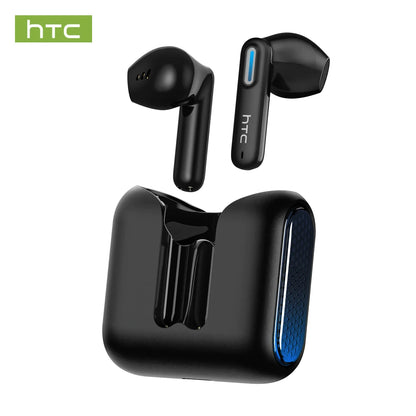 HTC NE49 Earphones Bluetooth V6.0 Noise Reduction TWS Sports Wireless Headphones with Mic Long life