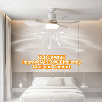 E27 with Remote LED 40W Ceiling Fan Light  Dimming Function  Suitable for Living Room Study and Home use  85-265V