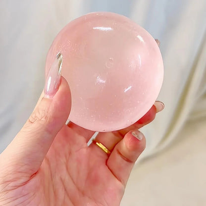 Transparent Squishy Ball Stress Relief Toy Anti Anxiety Squeeze Toy Crystal Decompression Gadget Fun Fidget Toy for Adults Kids