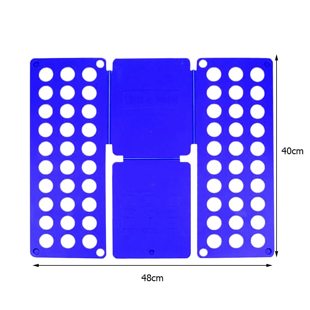 68cm/48cm Plastic Clothes Folding Board Durable Kids Laundry Folder Easy and Fast Shirt Folding Board Home Storage Tool for Kids