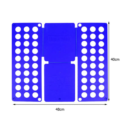 68cm/48cm Plastic Clothes Folding Board Durable Kids Laundry Folder Easy and Fast Shirt Folding Board Home Storage Tool for Kids
