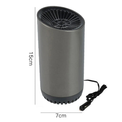2 in 1 12V 150w Suction Cup Car Heater Windshield Defrost Defogger Car Heat Cool 360° Rotatable Car Accessories Portable Heater
