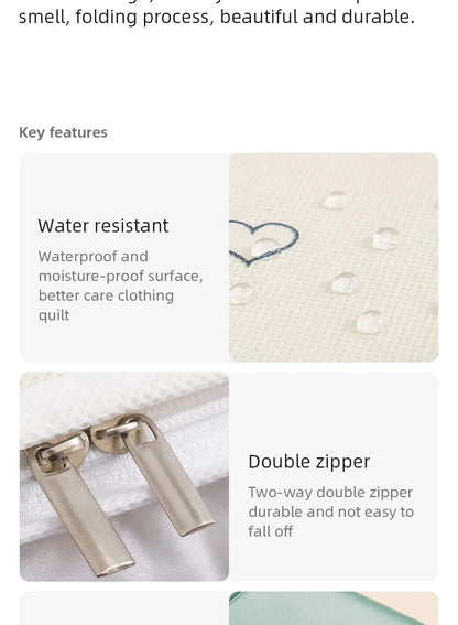 Quilt Storage Bag Multi-functional Dustproof Moistureproof Large-capacity Clothes Storage Bag Home Moving Organising Bag