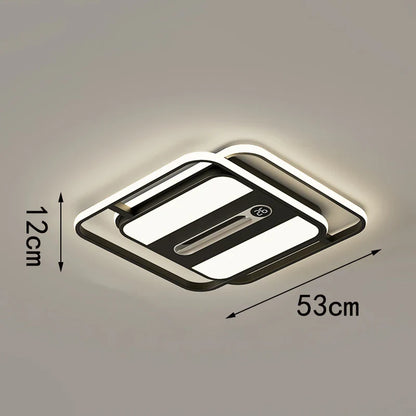LED ultra-thin ceiling light, modern and simple living room lighting fixture, 2026 new atmospheric rectangular bedroom light