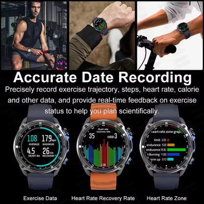2026 Men GPS New Offline Map Smart Watch 10ATM Waterproof 4GB Route Navigation Clock 1000mAh Battery Outdoors Military Watches