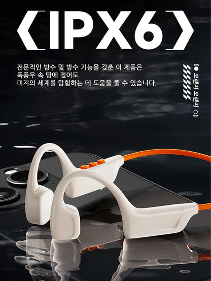 Genuine Lenovo S102 Bone Conduction Earphones Air Conduction Headphones BT V6.0 Wireless Sports HiFi Sound Waterproof Headsets