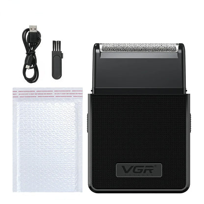 VGR Razor Rechargeable Shaver Professional Beard Trimmer Travel Hair Trimmers Reciprocating Shaving Machine for Men V-376