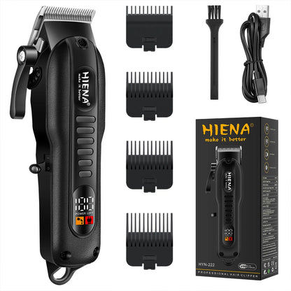 HIENA Professional Barber Clippers UBS 5V1A Rechargeable Low Noise Hair Trimmer for Men Daily Hair Styling Use