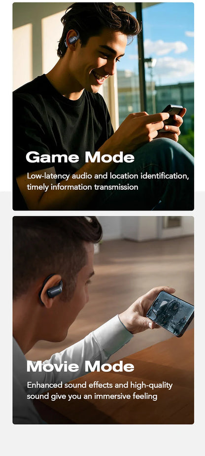 【AI Translator Earbuds】HTC NE25 Bluetooth Earphones LCD Touch Screen Sport Wireless Headphones Long Life with HD Mic