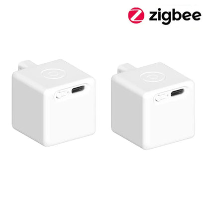 Tuya Zigbee Smart Touch Fingerbot Plus Type-C Rechargeable Robot Button Pusher Arm Switch Works With Alexa Google Home Alice