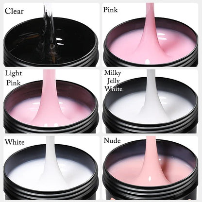 UR SUGAR 150g Extension Jelly Nude Pink Rose Red Quick Extension Gel Nail Polish Nail Extension UV LED Manicure Soak Off