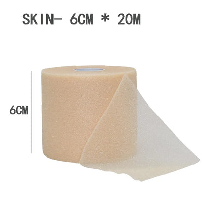 2 Roll 40M Underwrap Foam Tape Athletic Pre-wrap Tape Elastic Breathable Soft Protective Bandage Reduce Allergy Discomfort