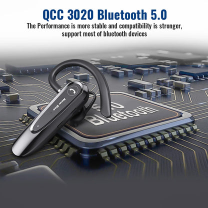 New Bee B45 Bluetooth Headset Wireless Earpiece for Driving Earphone with Dual Mic Earbuds CVC8.0 Noise Reduction Headphones