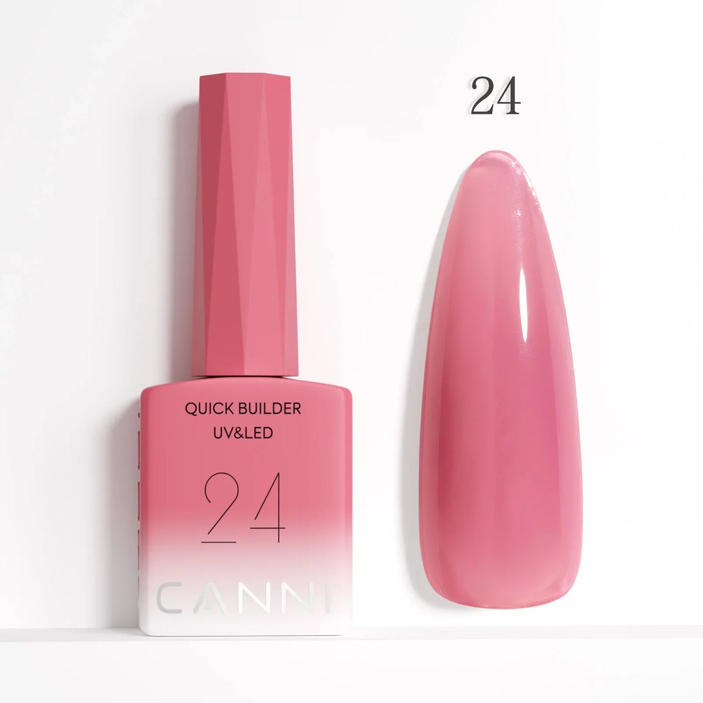 CANNI Nail Gel Polish HEMA/TPO FREE Extension UV Gel Builder Nail Gel In Bottle Semi Permanent Rubber Base Self-leveling Gel
