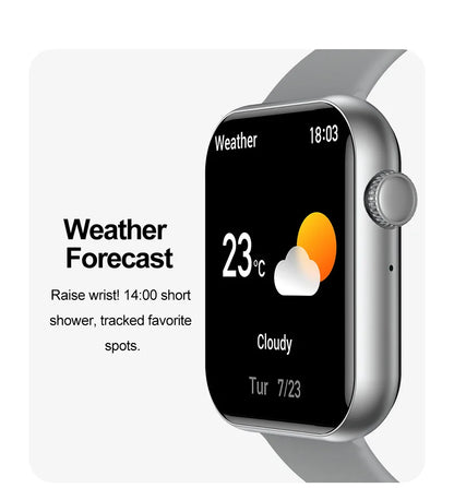 2025 New Sports Smart Watch Men Full Touch Screen Heart Rate Bluetooth Call 1.9 inch AI Voice IP68 Waterproof Smartwatch Women