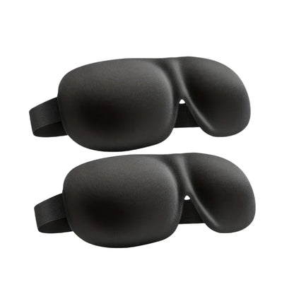 3D Contoured Sleep Mask 100% Light Blocking Eye Mask Ultra-Soft Skin-Friendly Material Breathable Eye Cover For Rest Travel Yoga