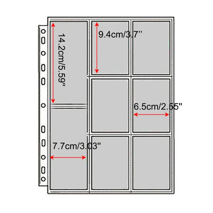 A4 Binder Photocards Holder Kpop Photo Card Page 2/3/4/9/10 Pocket Sleeves PVC Free Photo Album Refills 4x6 10x15 Pocket Sleeves