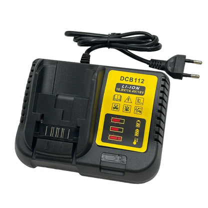 DCB112 Battery Charger For Dewalt 10.8V 12V 14.4V 18V 20V DCB206 DCB205 DCB204 DCB203 DCB120,DCB107 DCB115 DCB105(No battery)