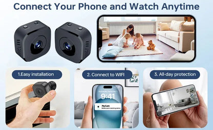 1080P Mini HD Camera WiFi Wireless Monitoring Security Protection Remote Monitor Camcorders Video Surveillance Smart Home