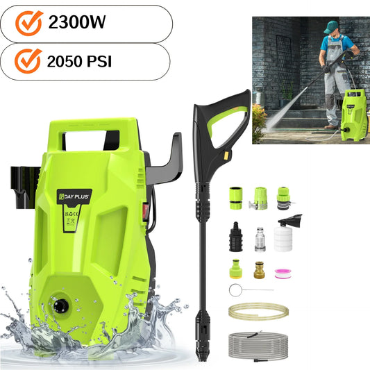 2300W Electric High Pressure Washer 480Bar PSI Power Jet Wash Patio Car Jet Washers,7m Hose & 5.5m Power Cord, Adjustable Nozzle