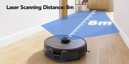Lubluelu L15 Ultra  Robot Vacuum Mop Combo 5500Pa Robot Vacuum Auto-Charging  5 Maps 24 No-go Zones 3 In 1 Robot Vacuum Cleaner
