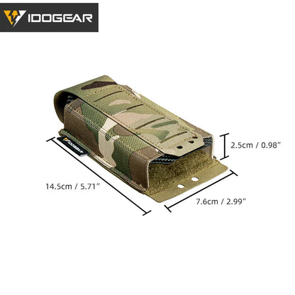 IDOGEAR Tactical Single LSR 556 Mag Pouch Mag Carrier MOLLE Pouch Laser Cut Tool Bags 35135