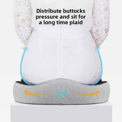 New Tailbone Sciatica Back Pain Relief Comfort Office Chair Car Seat Cushion Non-Slip Orthopedic Memory Foam Coccyx Cushion