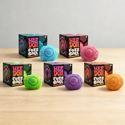 NeeDoh Fuzz Ball Series Desktop decompress Ornament Stress Relief Toys Squishy Toys for Under Pressure Fun Soft Stress Ball gift